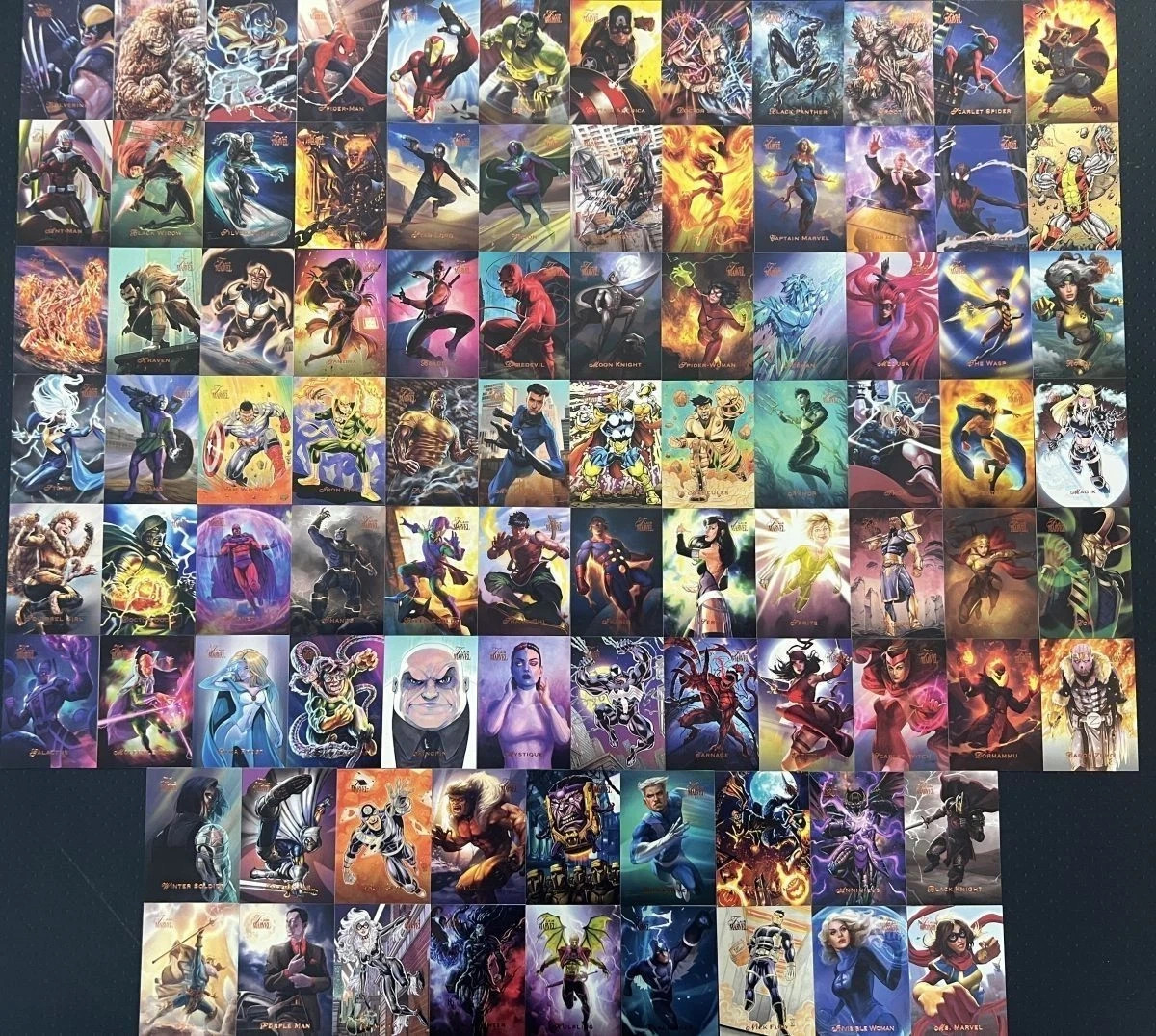 2023 Fleer Marvel Flair Base Full Set 1-90 Spider-Man Wolverine KE02 2023 Fleer Marvel Flair Base Full Set 1-90 Spider-Man Wolverine KE02