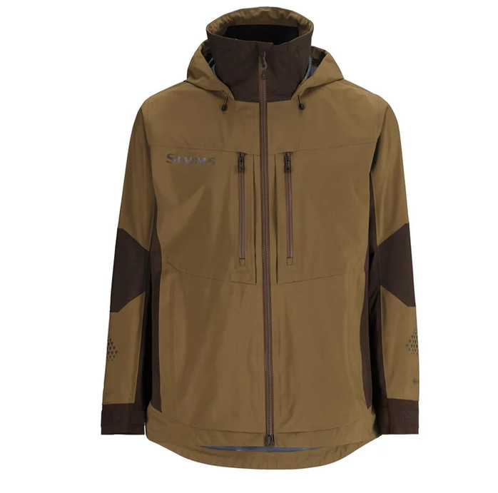 NEW W/ TAGS Simms Prodry Fishing Jacket Gore-Tex Waterproof Mens Med. Driftwood