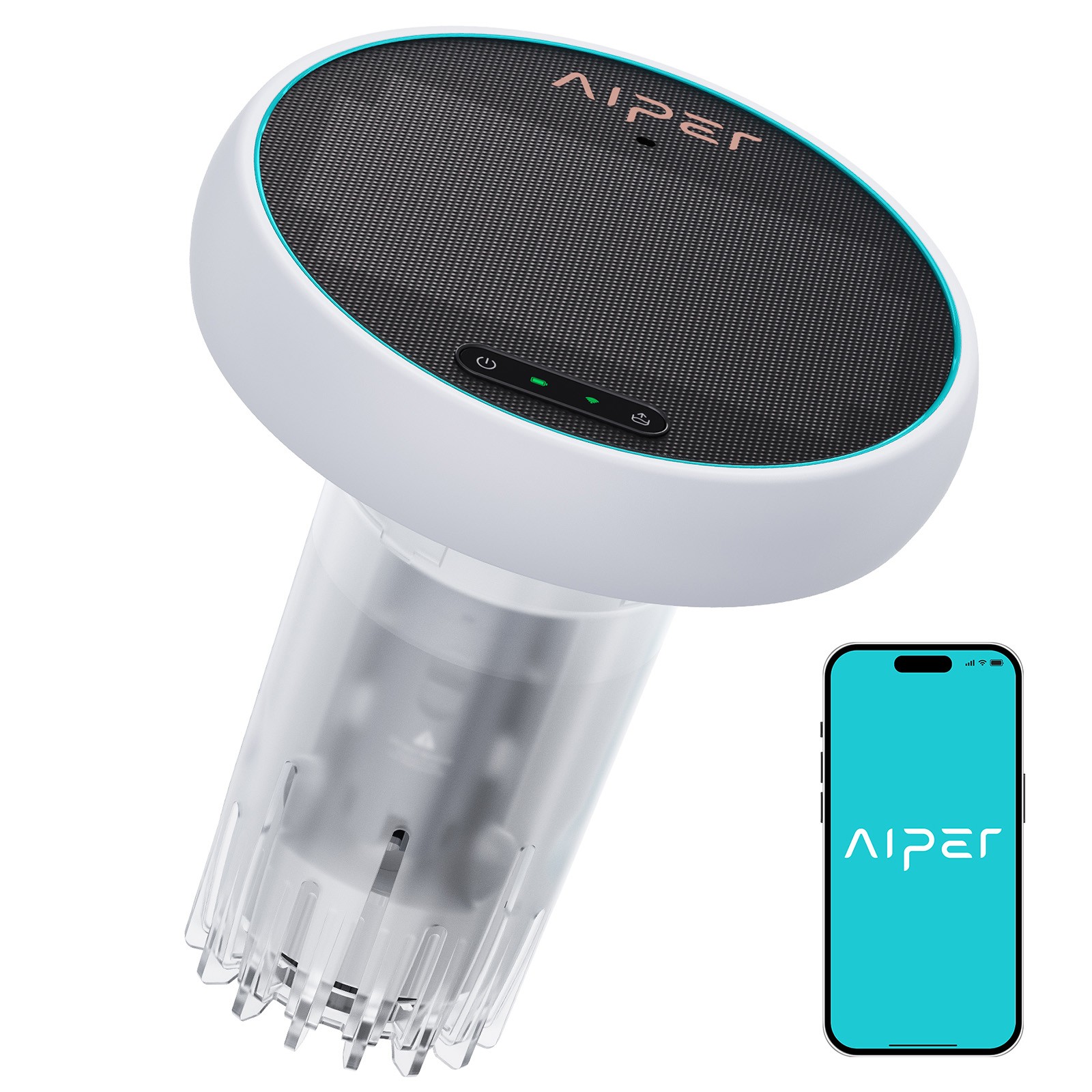 Aiper WTW2 HydroComm Smart Water Quality Meter for 24/7 Monitoring of Pool