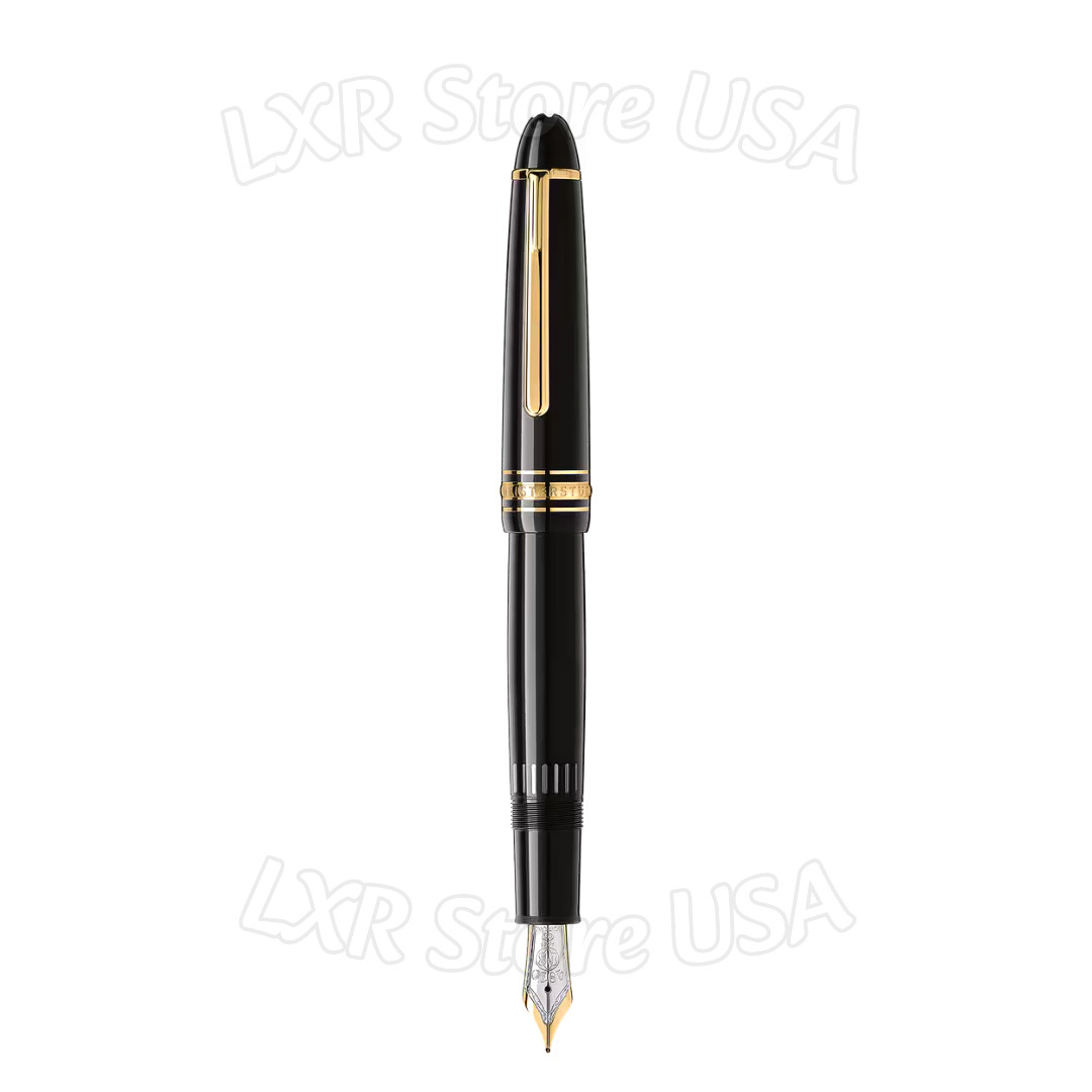 MONTBLANC MEISTERSTUCK 146 FOUNTAIN PEN GOLD F with Leather Pen Sleeve New MONTBLANC MEISTERSTUCK 146 FOUNTAIN PEN GOLD F with Leather Pen Sleeve New