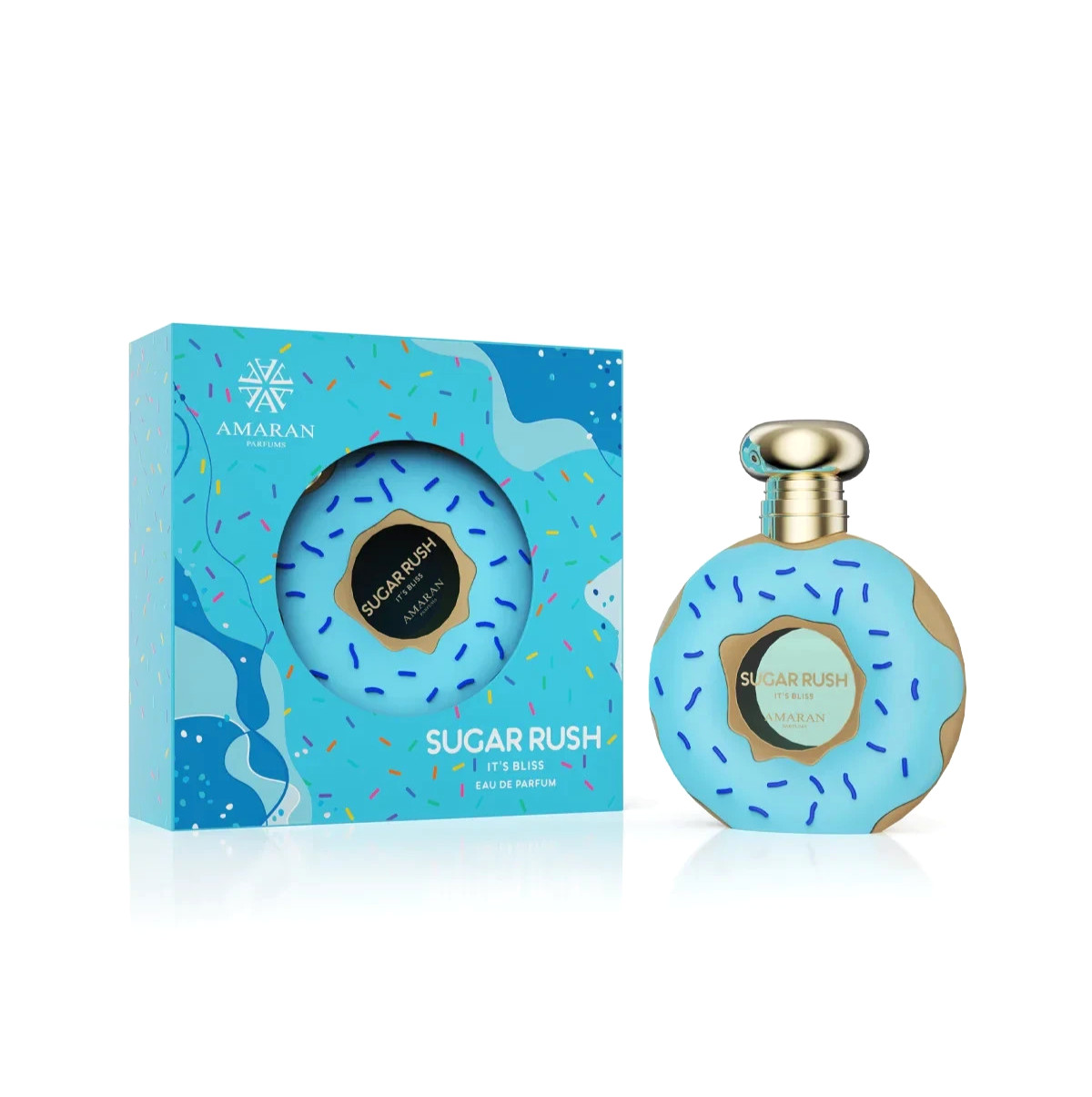 NEW Sugar Rush a joyfully sugared Unisex EDP by Amaran 100 ML/3.4 OZ UAE 🔥