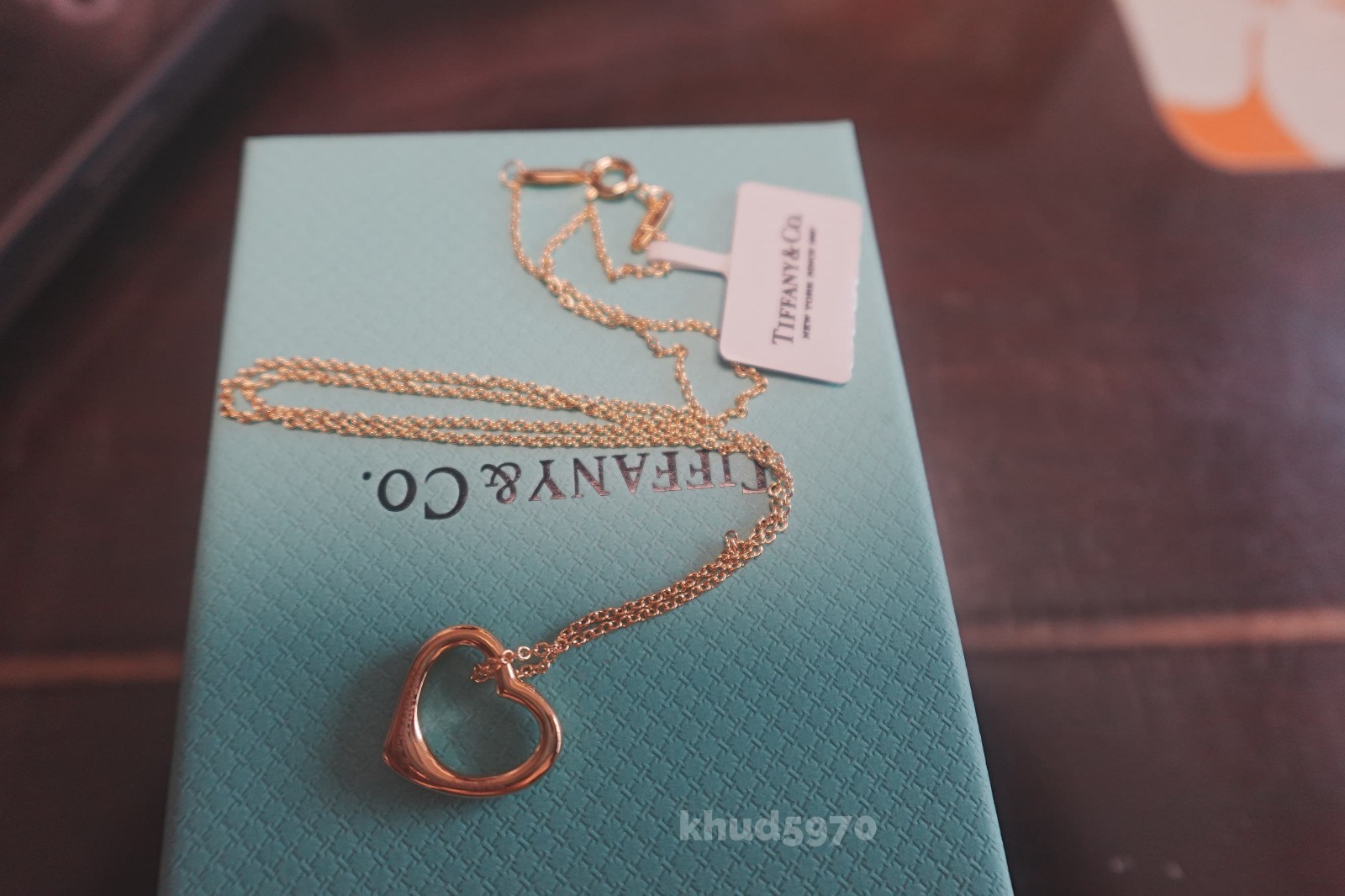 NewTFANYCoOpen Heart Necklace 18K-Yellow Gold&750 NewTFANYCoOpen Heart Necklace 18K-Yellow Gold&750