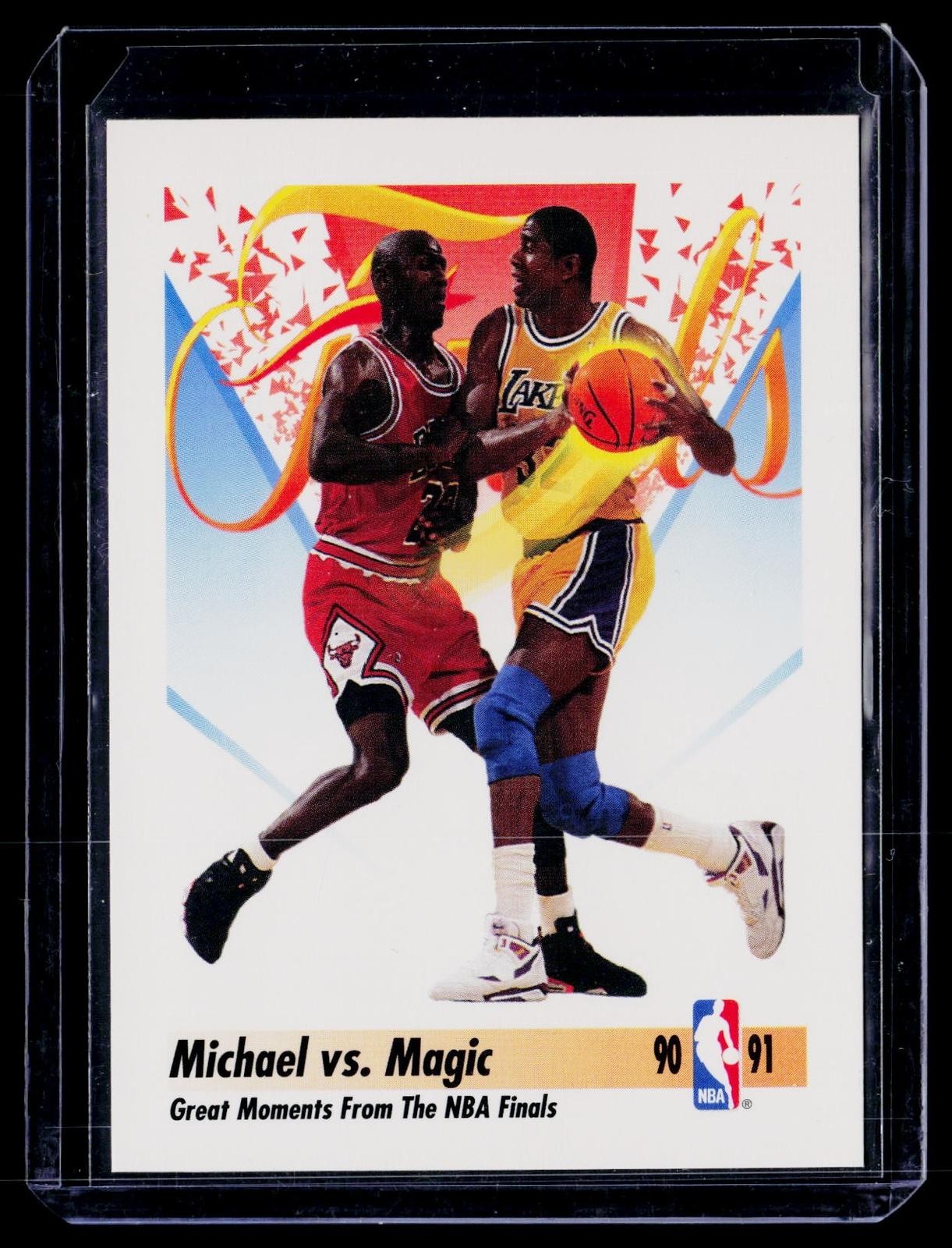 1991-92 SkyBox #333 Michael vs. Magic