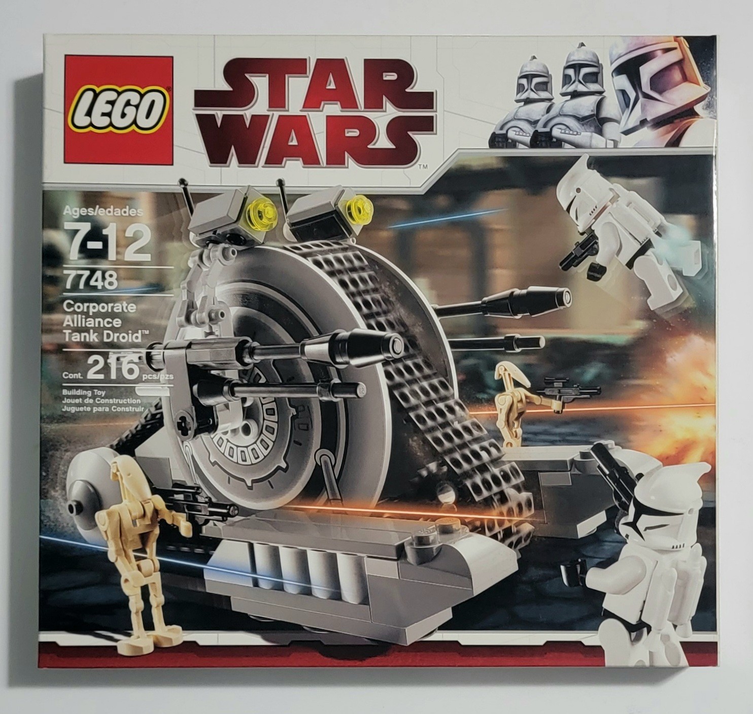 LEGO Star Wars Corporate Alliance Tank Droid 7748 Retired NEW SEALED LEGO Star Wars Corporate Alliance Tank Droid 7748 Retired NEW SEALED