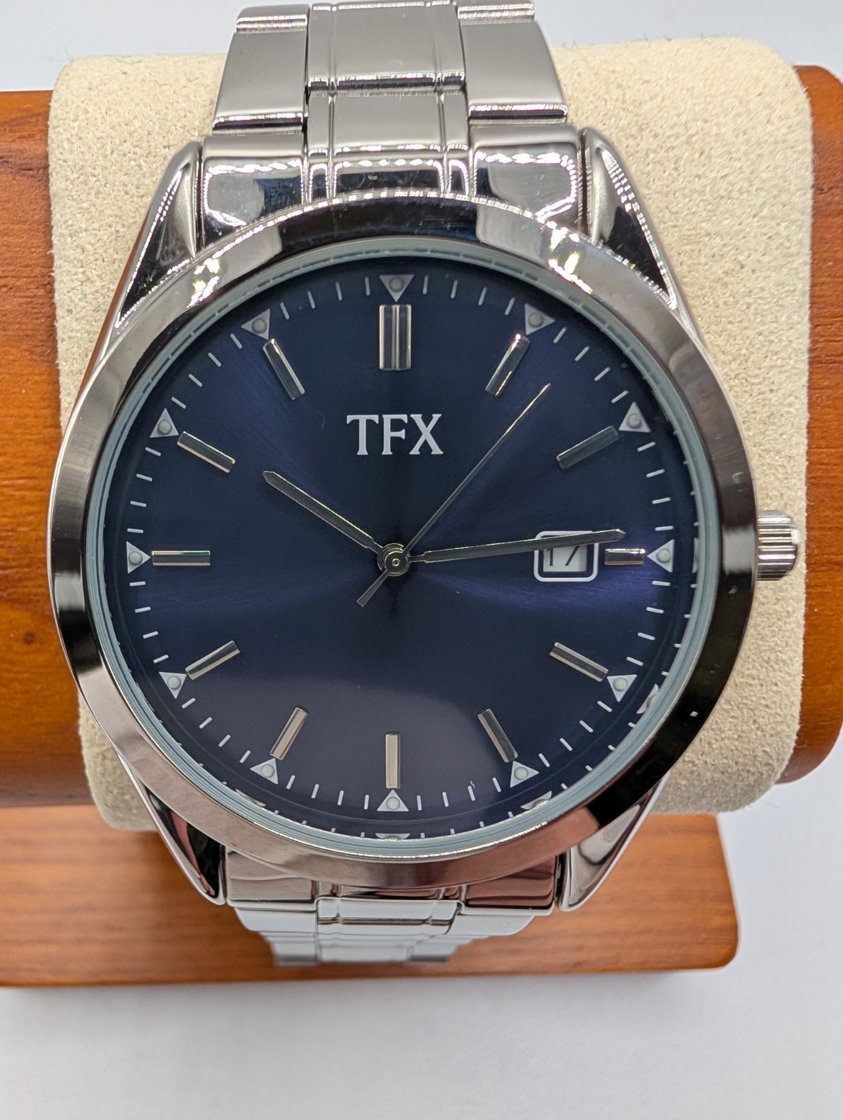 TFX by Bulova 36B107 Men\'s Watch Blue Dial With Date NOS New Battery