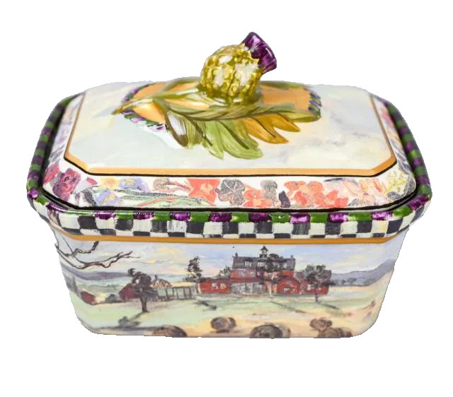 Mackenzie MacLachlan Trinket Box With Thistle Lid Childs Second Edition New