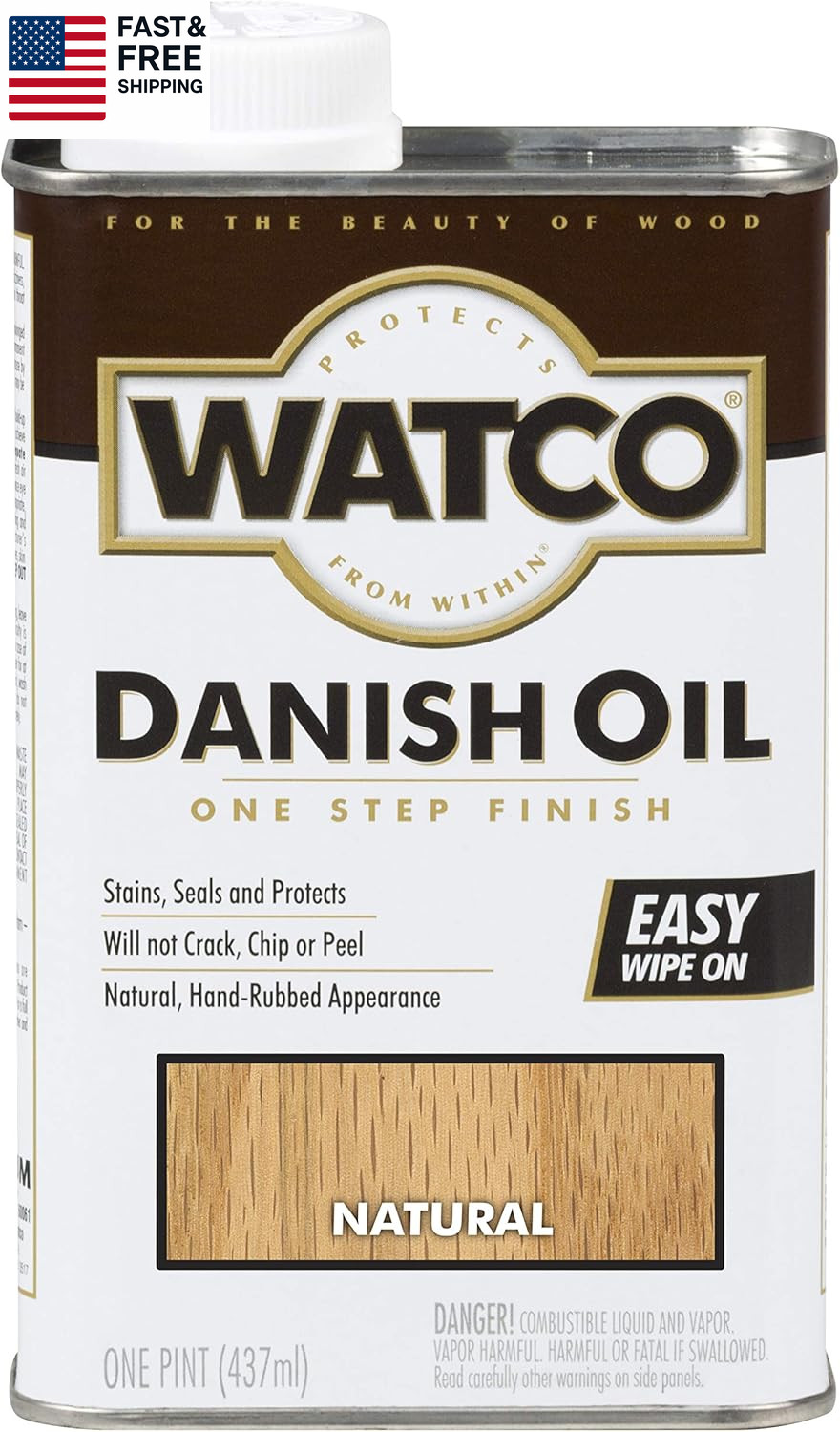 Watco Natural Danish Oil Wood Finish