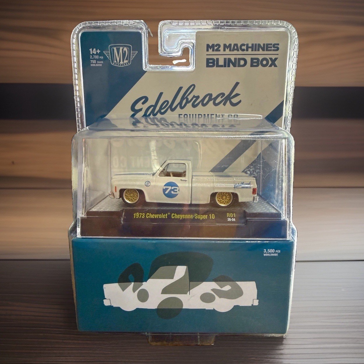 🔥M2 Machines Edelbrock Blind Box 1973 Chevrolet Cheyenne Super 10 1:64 Unopened 🔥M2 Machines Edelbrock Blind Box 1973 Chevrolet Cheyenne Super 10 1:64 Unopened