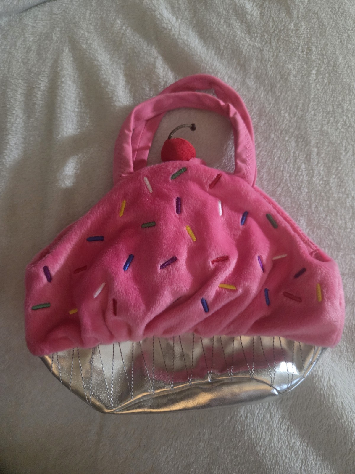 Webkinz GANZ Cupcake Carrier Purse Plush Bag 7\ Webkinz GANZ Cupcake Carrier Purse Plush Bag 7\