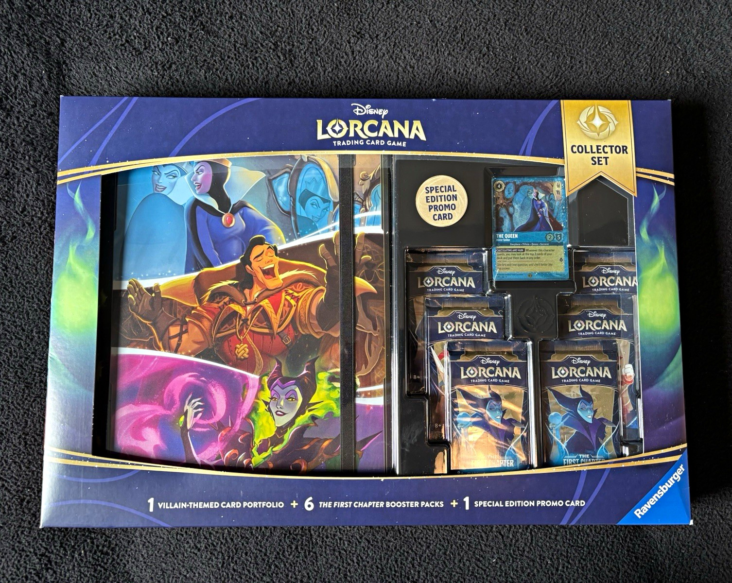 Ravensburger Disney Lorcana TCG First Chapter Collector Box Booster Promo Queen Ravensburger Disney Lorcana TCG First Chapter Collector Box Booster Promo Queen