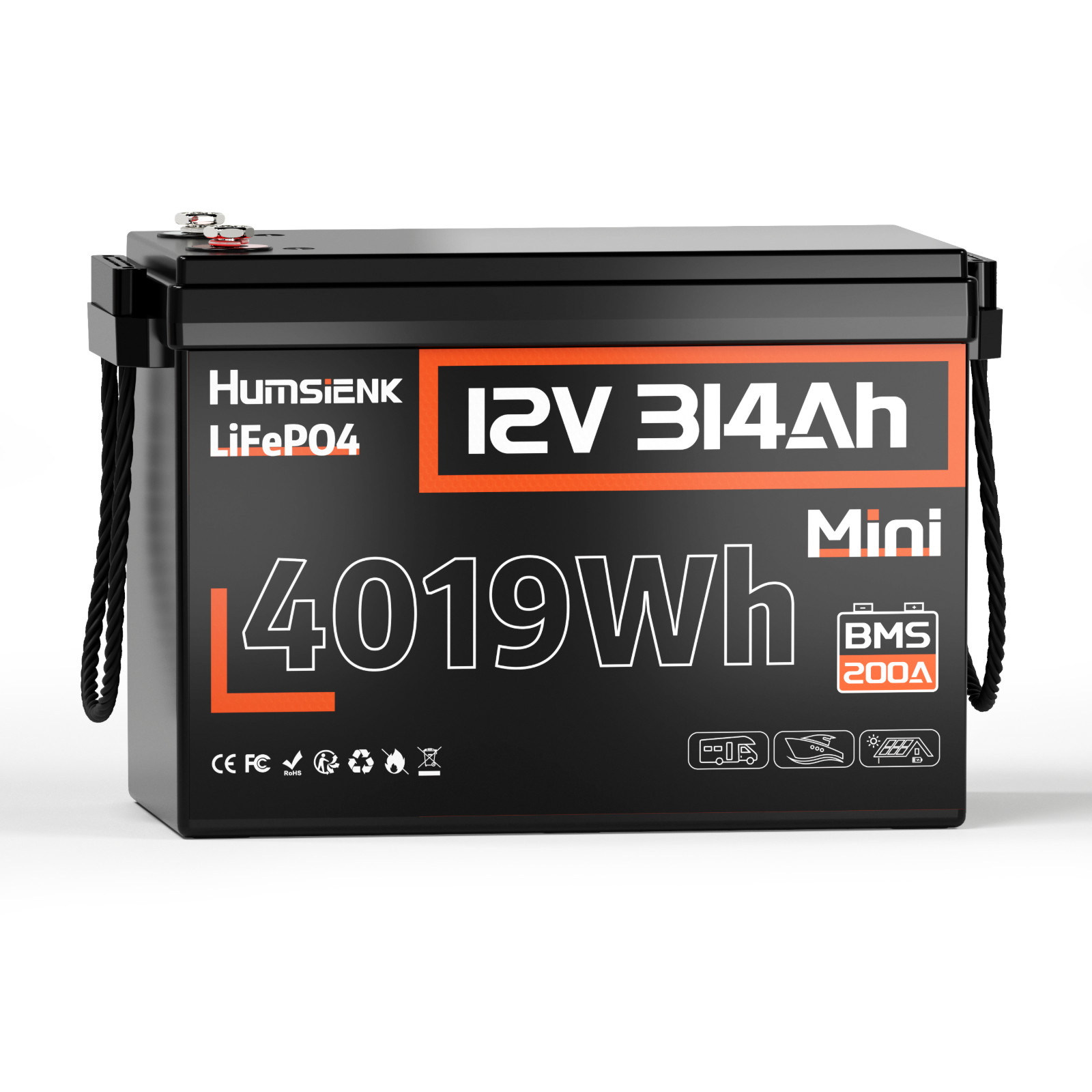 1-4Pcs 12V 310Ah 314Ah LiFePO4 Battery 200A BMS Trolling Motor Off-Grid RV 1-4Pcs 12V 310Ah 314Ah LiFePO4 Battery 200A BMS Trolling Motor Off-Grid RV