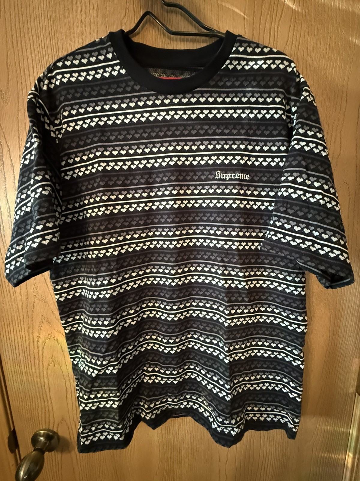 Supreme Hearts Jacquard S/S Top 