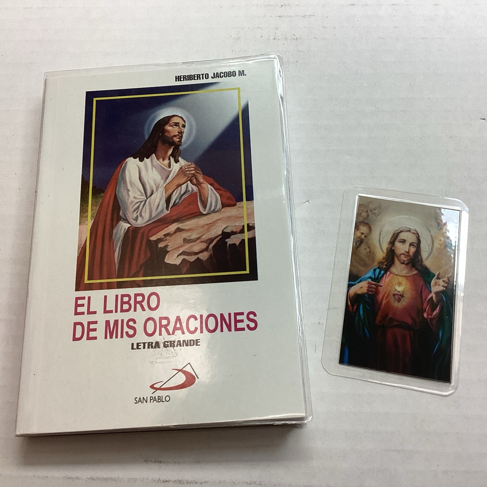 EL LIBRO DE MIS ORACIONES LETRA GRANDE Y FORRO SAN PABLO BOOK OF PRAYERS NOVENAS