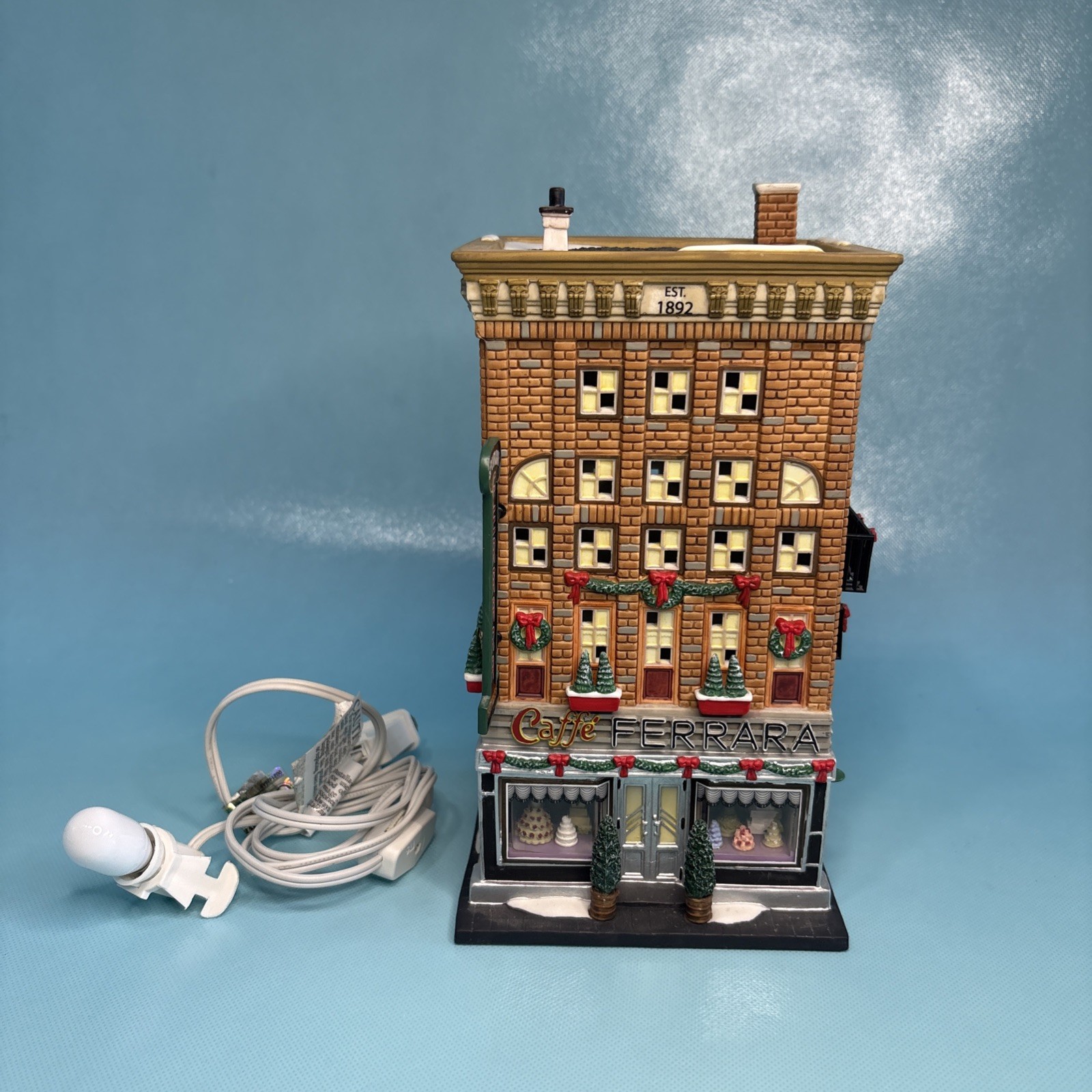 Department Dept 56 Christmas In The City Ferrara Bakery & Cafe Lighted #59272