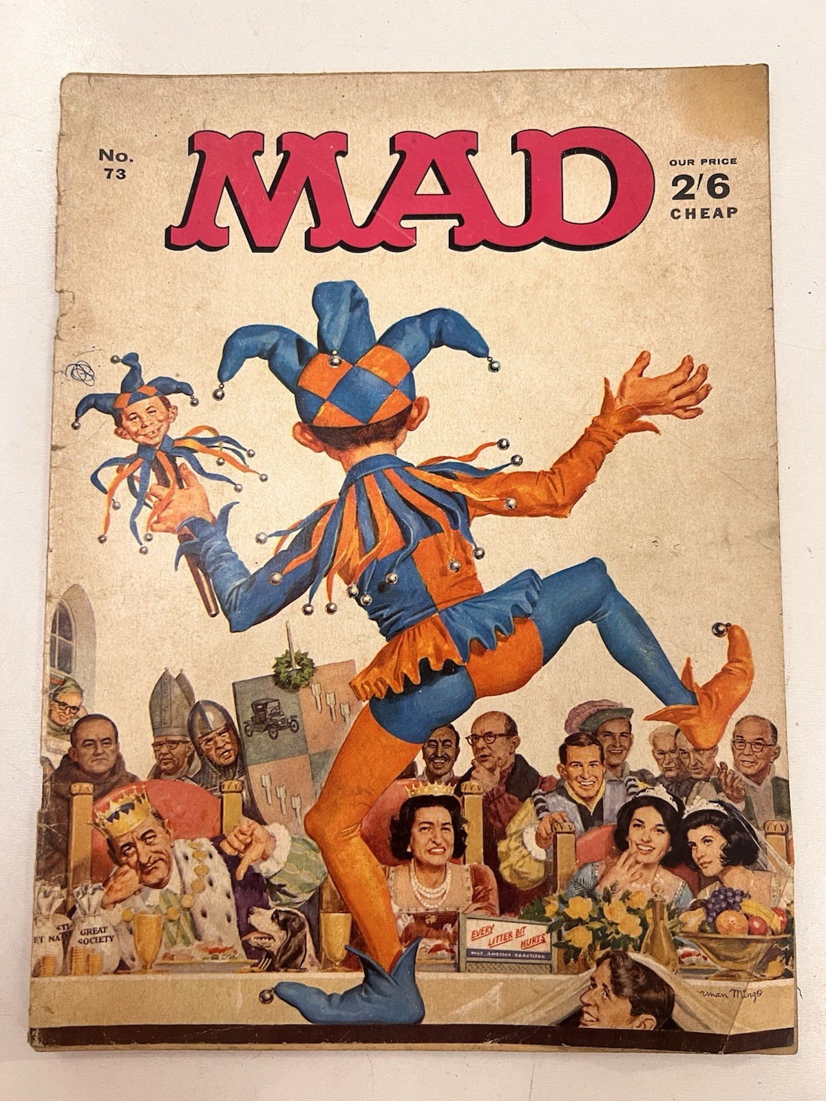 MAD Magazine No. 73 British UK Edition Feb 1968 Norman Mingo Cover