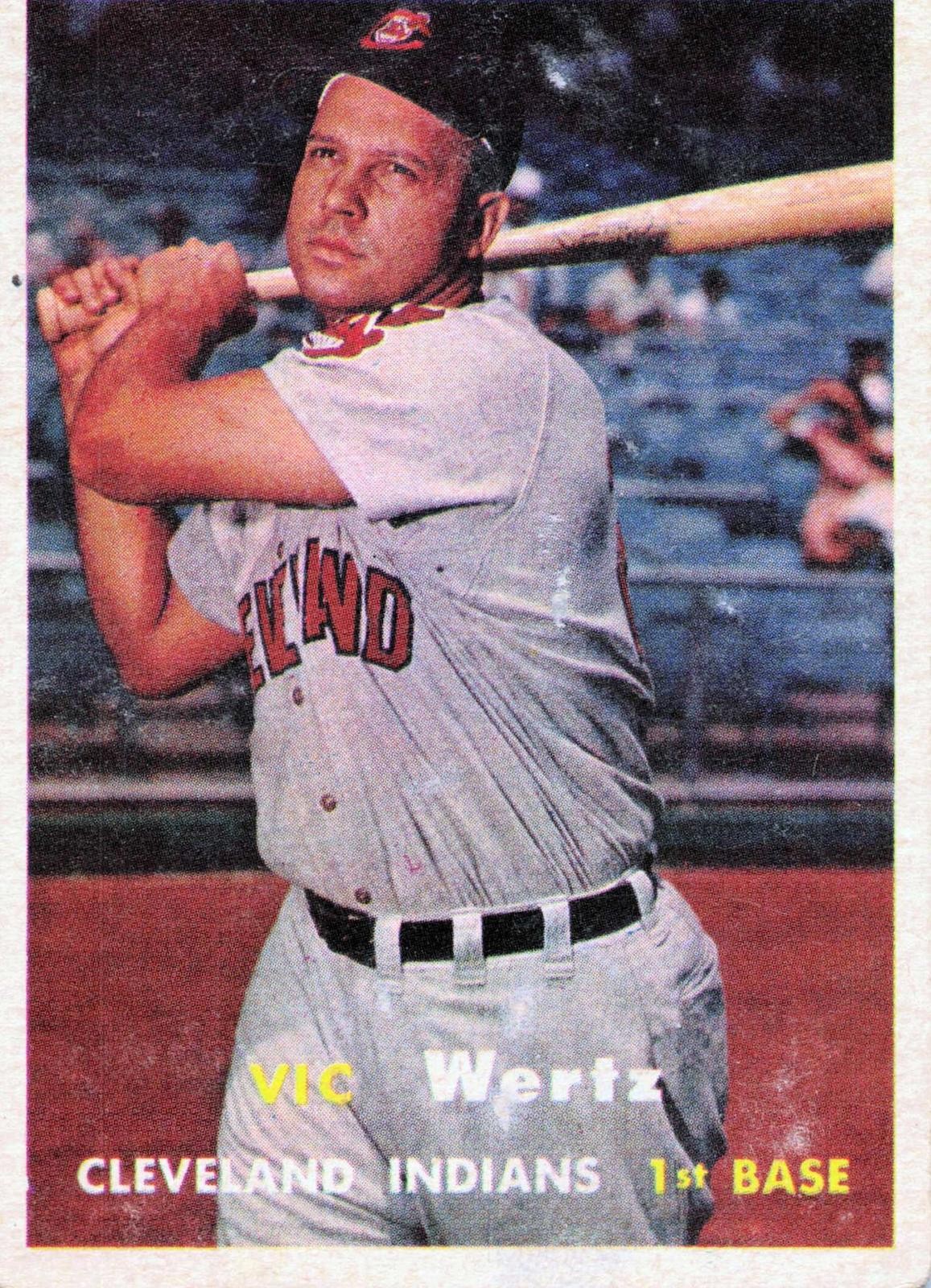 1957 Topps #78 Vic Wertz