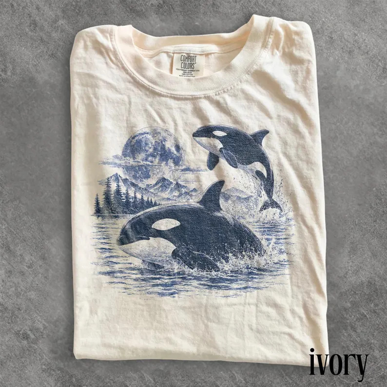 Old School Orca Moonlit Comfort Tee Gift