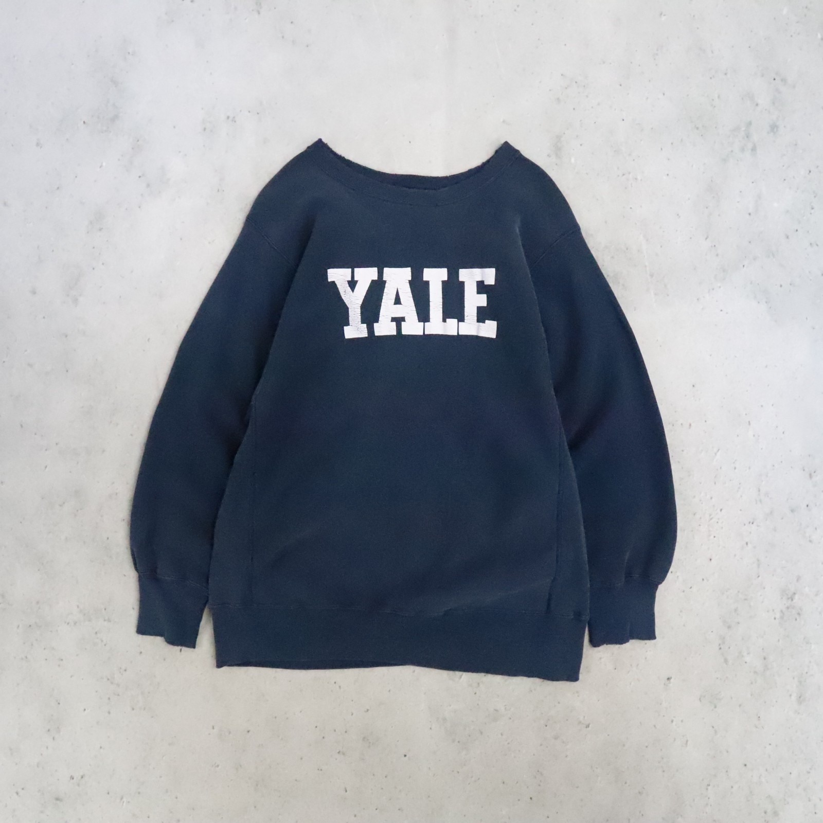 Vintage Yale Champion Reverse Weave Crewneck Sweatshirt Size XL 80s