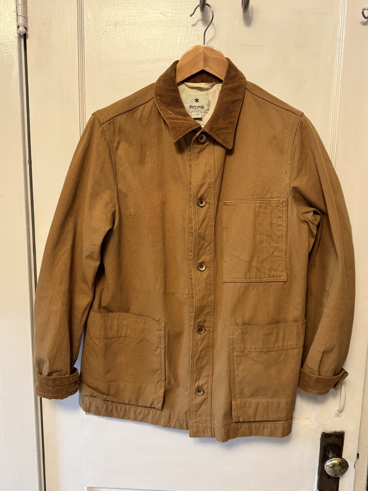 Snow Peak Canvas  Chore Jacket Made in Japan Size US Medium--Please Read