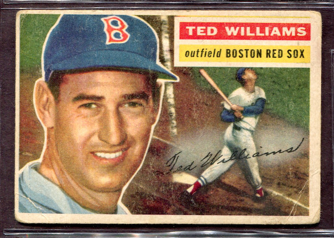 1956 Topps Set-Break # 5 Ted Williams LOW GRADE (crease) *JAYSACE*