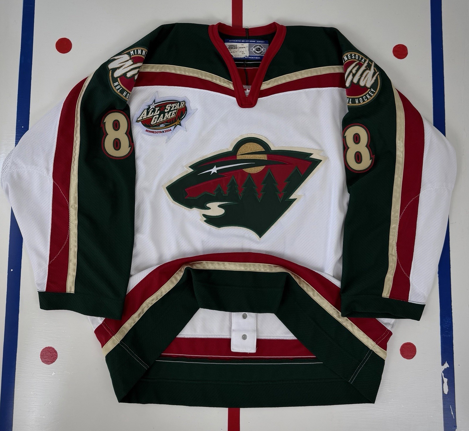 Minnesota Wild Brent Burns Rookie 2003-2004 Authentic Koho NHL Hockey Jersey 56