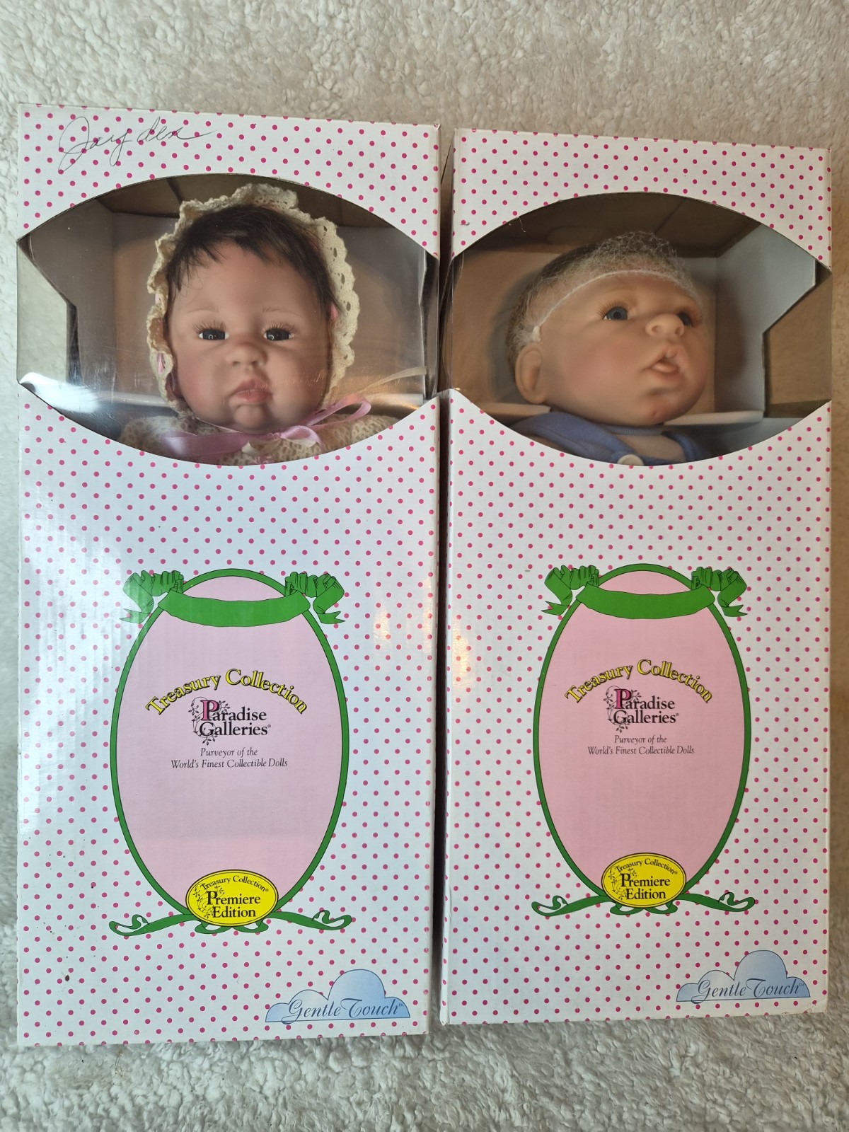 Pair Of Paradise Galleries  19 Inch Dolls, Josh Doll 