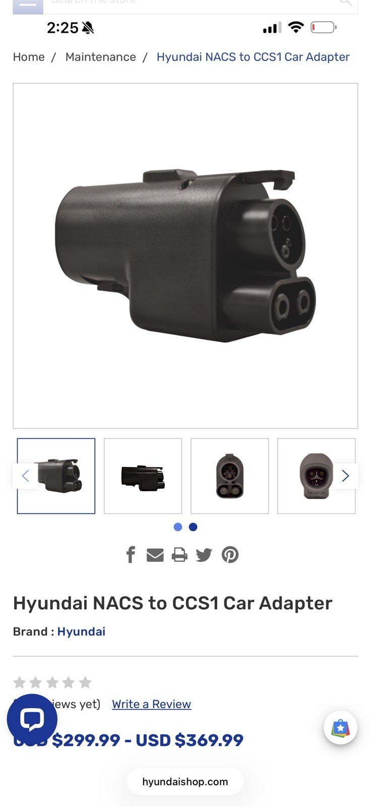Hyundai charger Car Adapter