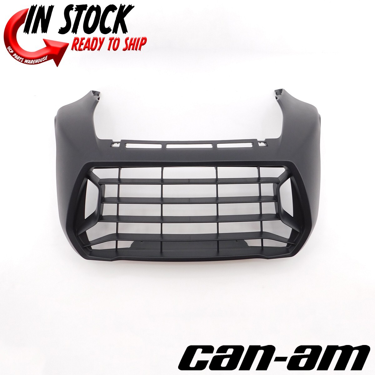 CAN AM FRONT FACIA GRILLE (DEEP BLACK) 2019-2025 RYKER OEM NEW 705010722 CAN AM FRONT FACIA GRILLE (DEEP BLACK) 2019-2025 RYKER OEM NEW 705010722