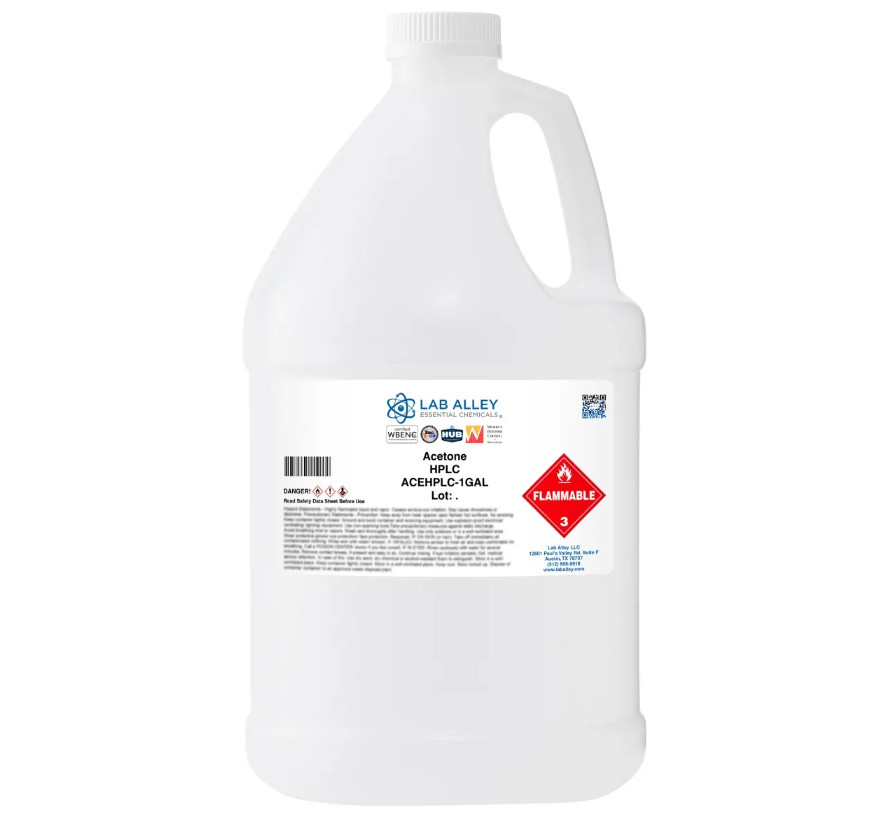 Lab Alley Acetone, HPLC Grade 