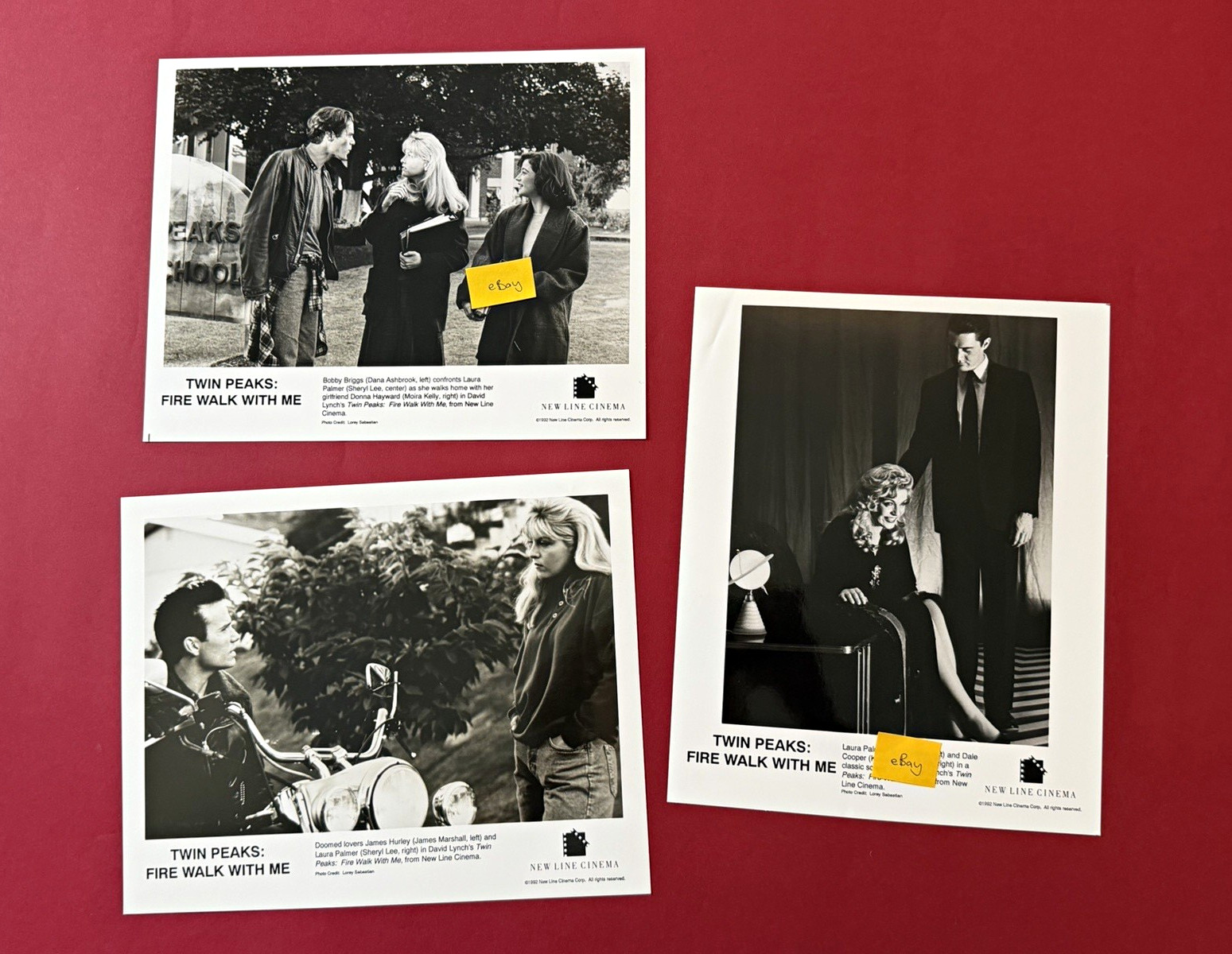 Vintage Twin Peaks: Fire Walk With Me U.S. press kit photos David Lynch Vintage Twin Peaks: Fire Walk With Me U.S. press kit photos David Lynch