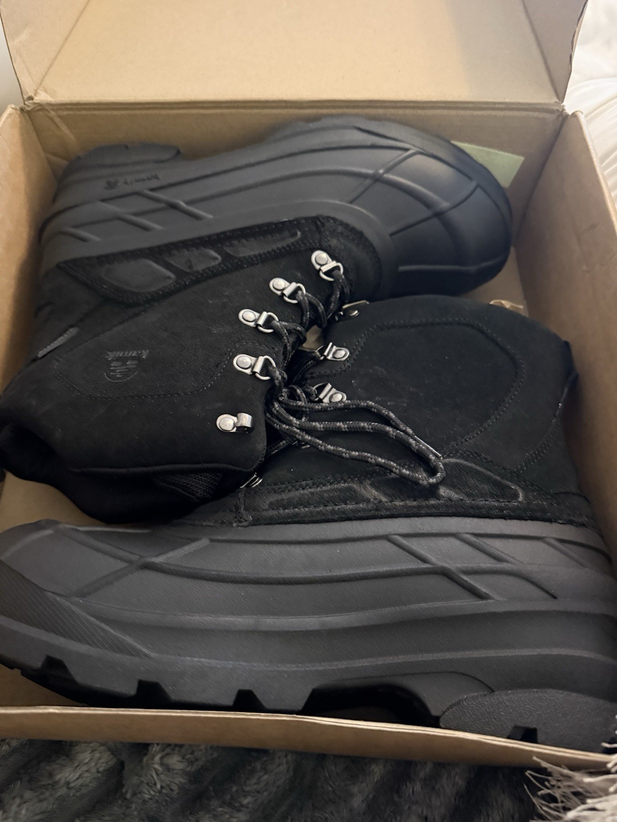 Kamik Fargo 2 Black Waterproof Men’s Size 10 Thermal Insulated Boot Kamik Fargo 2 Black Waterproof Men’s Size 10 Thermal Insulated Boot