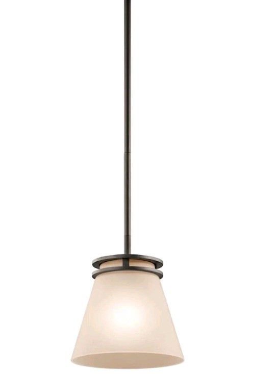 Kichler Hendrik Mini Pendant 1Lt, Olde Bronze, Umber Etched - 1687OZ Kichler Hendrik Mini Pendant 1Lt, Olde Bronze, Umber Etched - 1687OZ