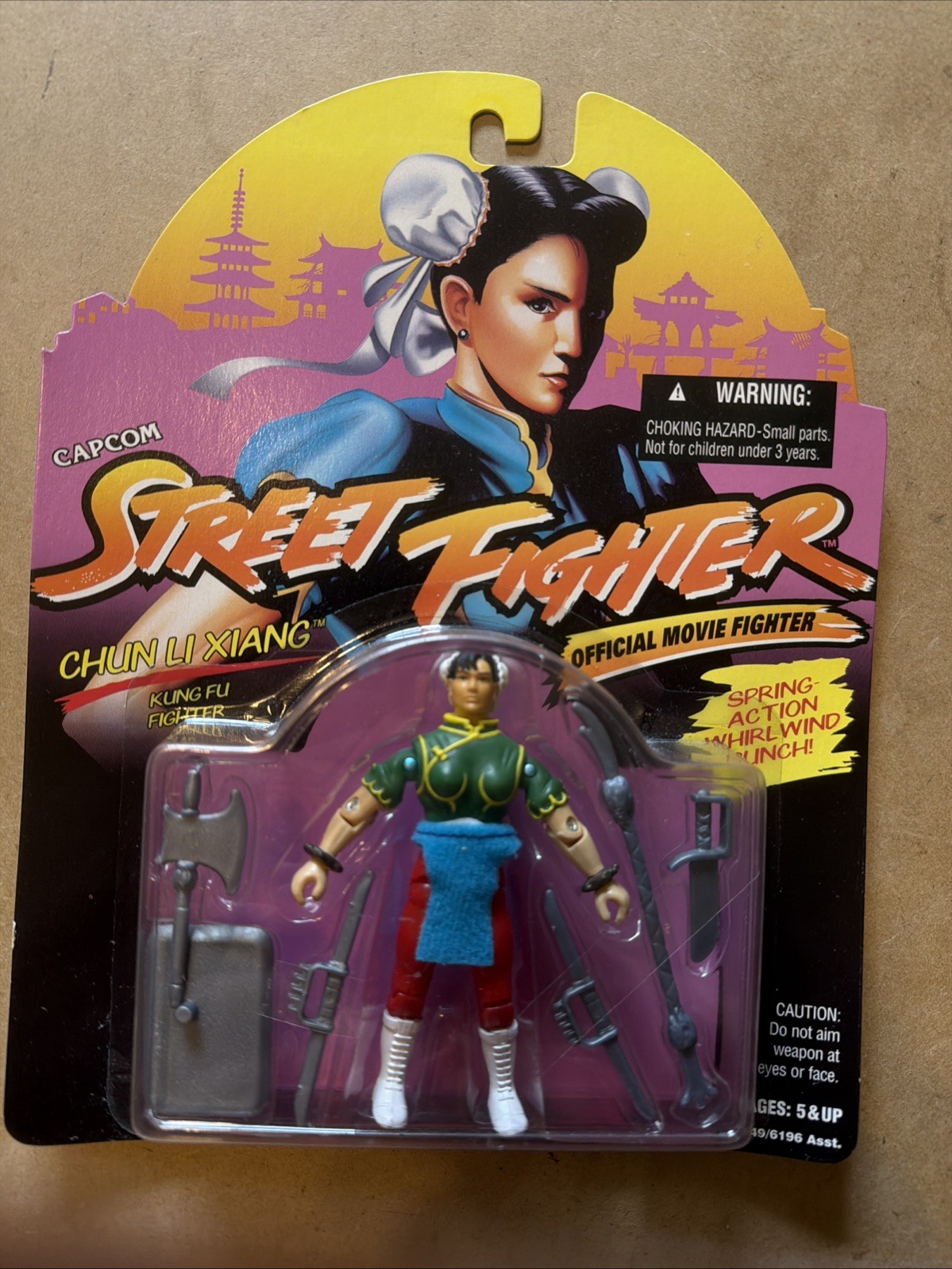 1994 Hasbro Street Fighter Movie Chun Li Xiang Figure MOC Capcom New Sealed 1994 Hasbro Street Fighter Movie Chun Li Xiang Figure MOC Capcom New Sealed