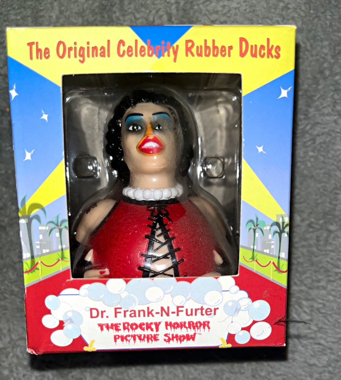 RARE Red Corset Celebriducks Dr. Frank-N-Furter/Tim Curry Rubber Duck RARE Red Corset Celebriducks Dr. Frank-N-Furter/Tim Curry Rubber Duck