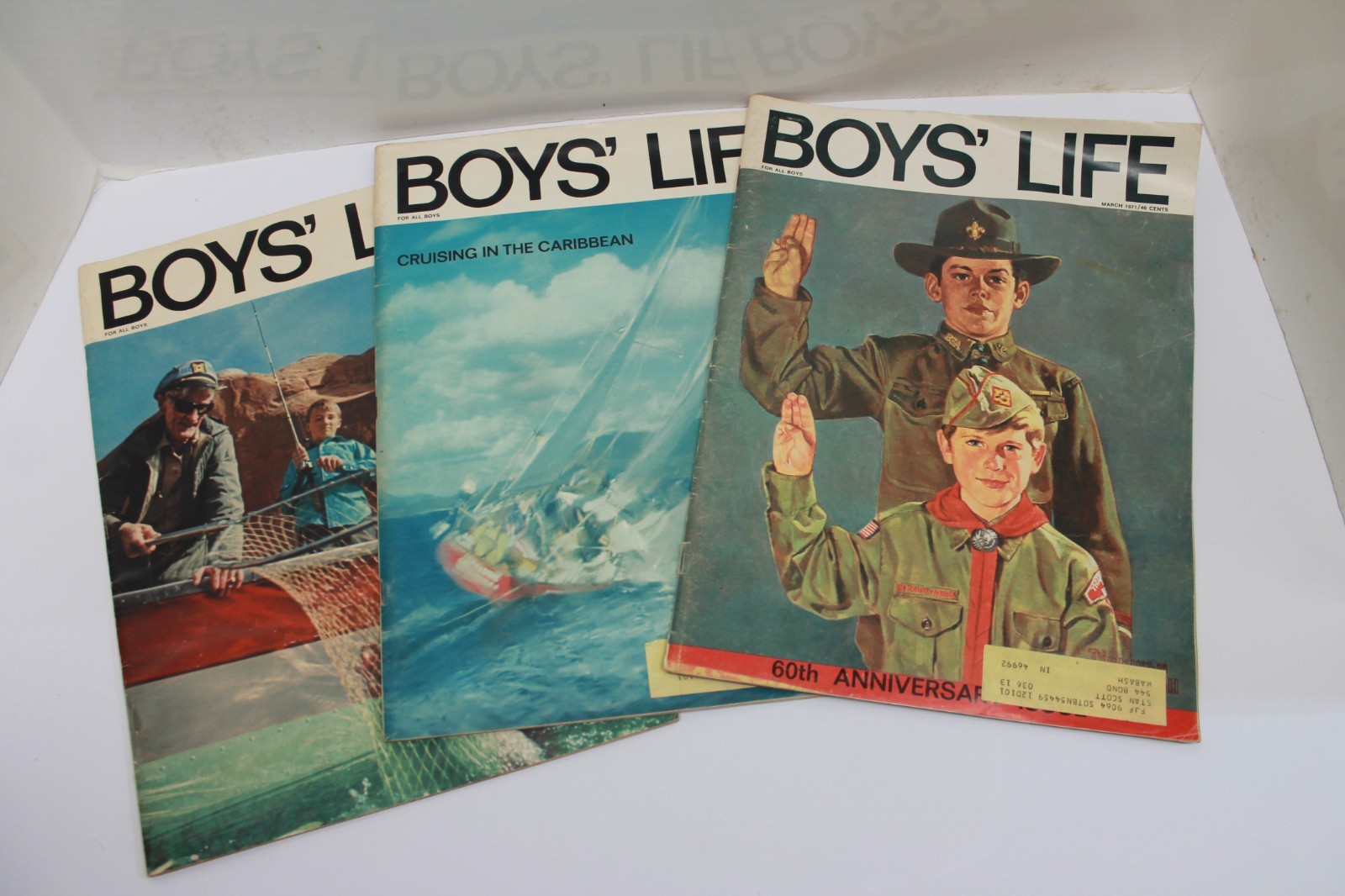 3 Vintage 1971 Boys\' Life Magazines 3 Vintage 1971 Boys\' Life Magazines