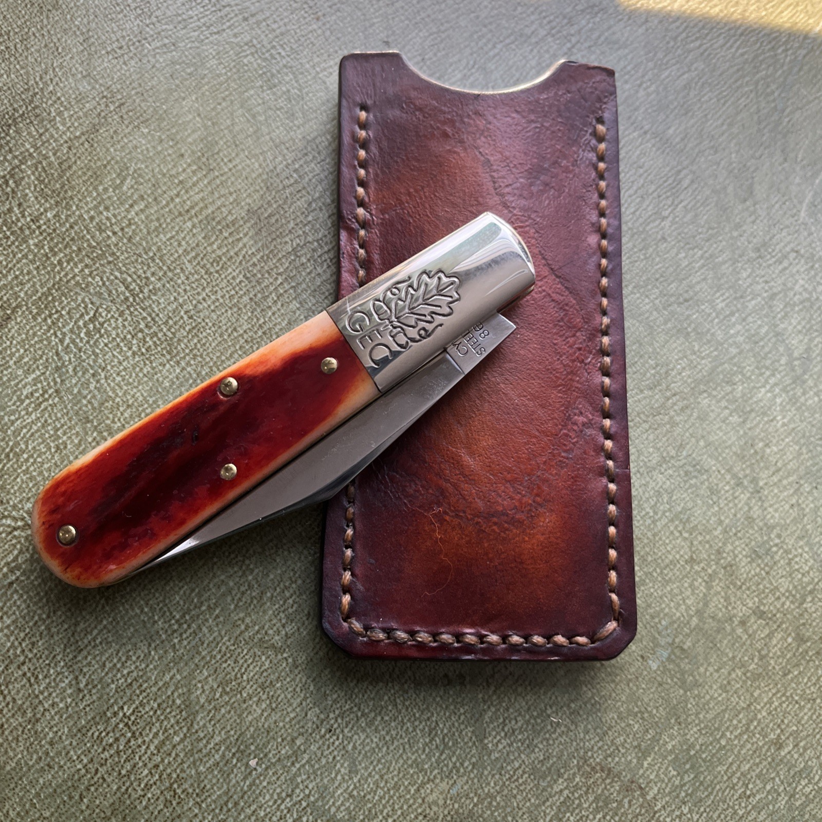 GEC 86 Leather Slip Fits Similar Sized Knives GEC 86 Leather Slip Fits Similar Sized Knives