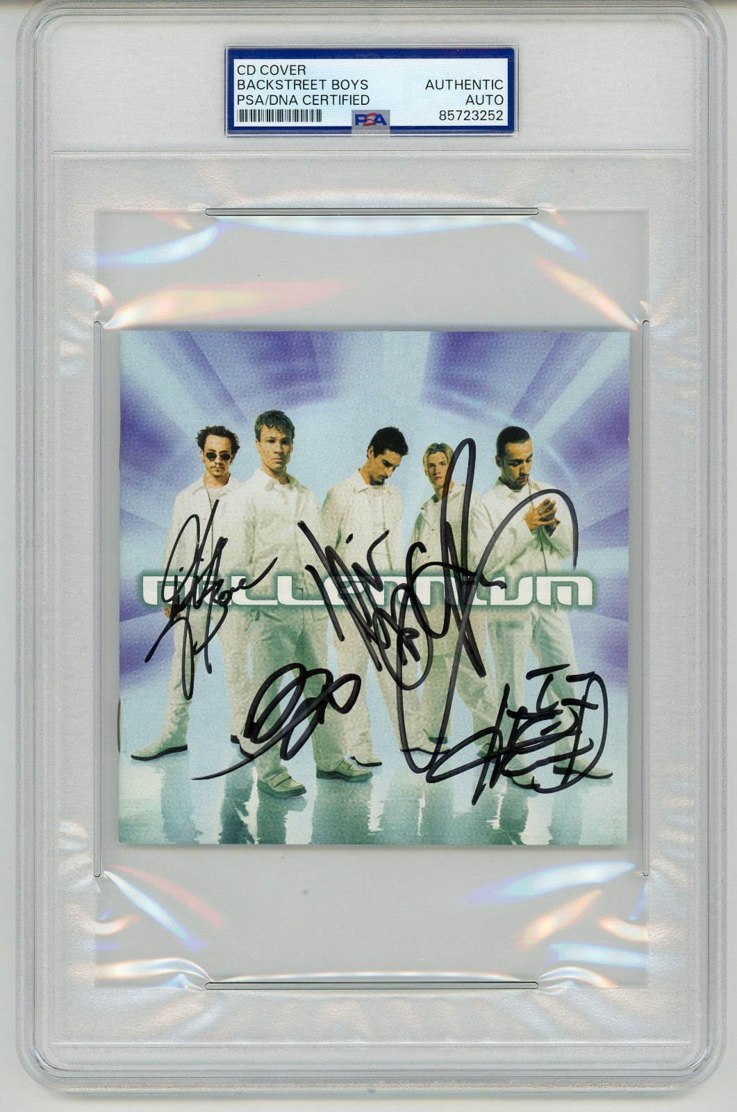 Backstreet Boys (All 5) ~ Signed Autographed Millennium 1999 Album ~ PSA DNA