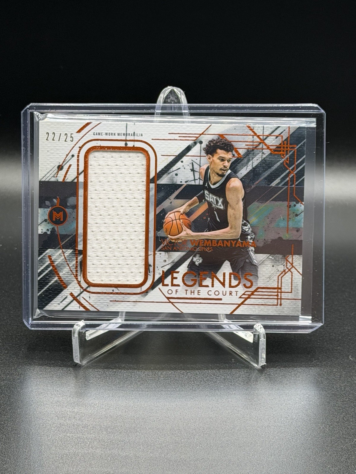 Victor Wembanyama 22/25 Jersey # Game Used Patch 2026 Topps Motif Basketball Victor Wembanyama 22/25 Jersey # Game Used Patch 2026 Topps Motif Basketball