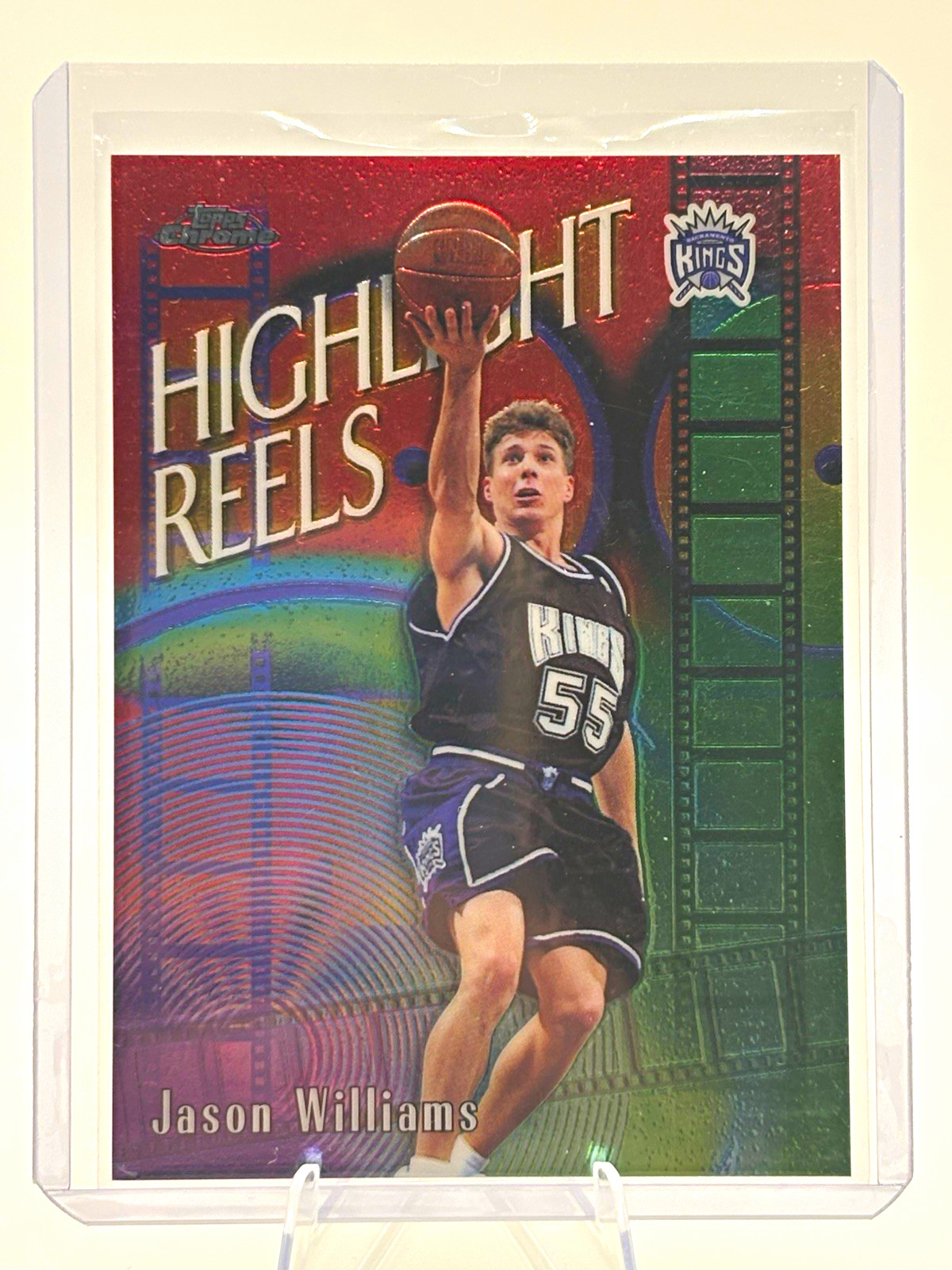 Topps Chrome 1999-00 Highlight Reels Insert Jason Williams Sacramento Kings #HR9 Topps Chrome 1999-00 Highlight Reels Insert Jason Williams Sacramento Kings #HR9