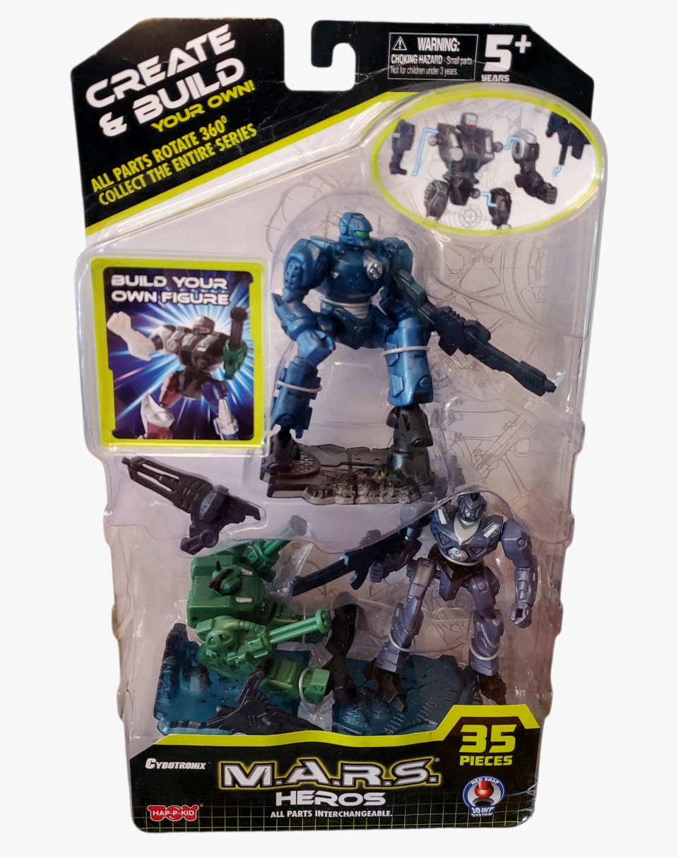 Choose Your Set - MARS Heroes 35 Pc Action Figures Cybotronix Hap-P-Kid NEW Choose Your Set - MARS Heroes 35 Pc Action Figures Cybotronix Hap-P-Kid NEW