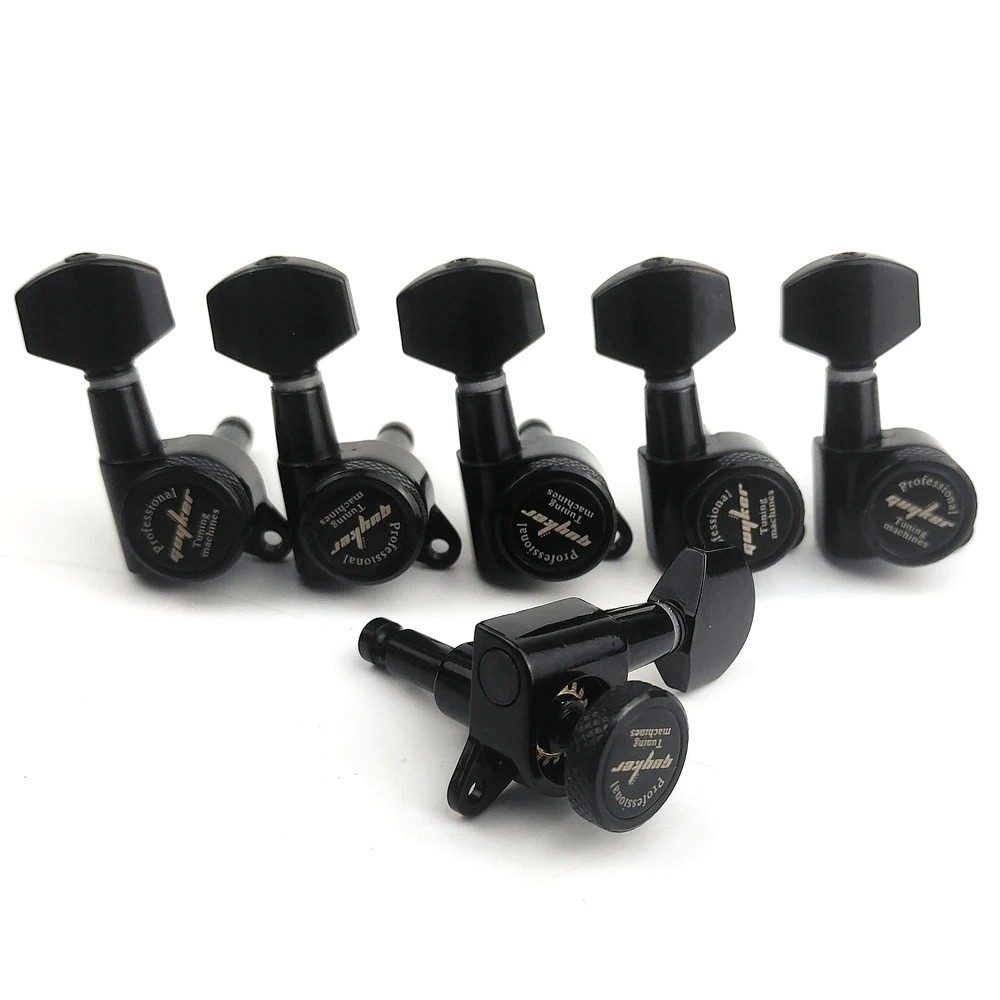 Guyker 6R Locking Guitar Tuning Pegs,for Tele ST Electric Guitar Replacement