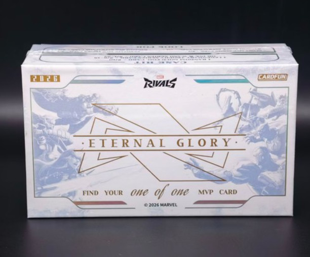 Card Fun Marvel Rivals Official 2026 Eternal Glory Hobby Box Factory Sealed Card Fun Marvel Rivals Official 2026 Eternal Glory Hobby Box Factory Sealed