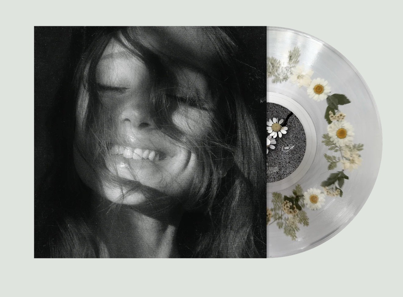 Ariana Grande - petal White Daisy Filled Vinyl LP PRESALE 11/27 release Ariana Grande - petal White Daisy Filled Vinyl LP PRESALE 11/27 release