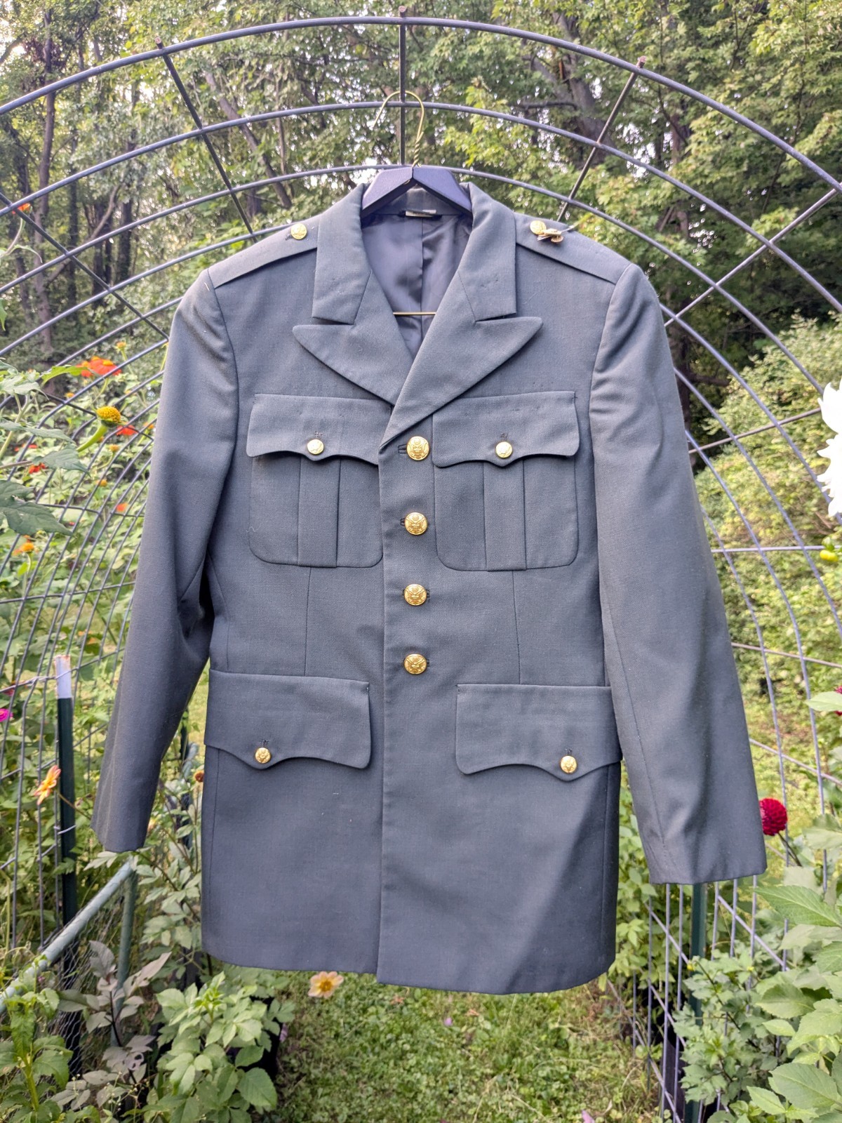 Vintage 1988 U.S. Army Green 344 Class A Service Coat – 38S