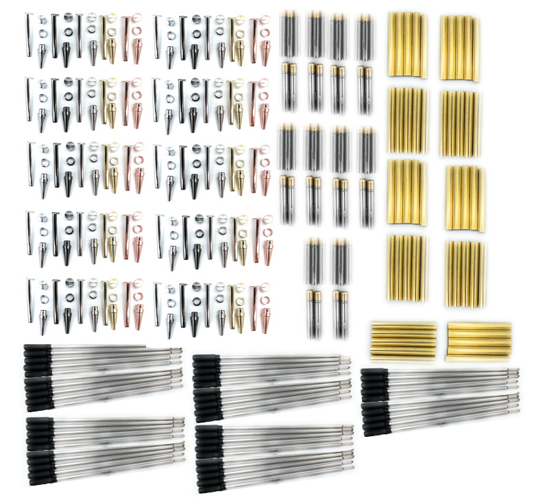 50 Pack Barn Ridge Woodcraft 7mm Slimline Twist Pen Kits 50 Pack Barn Ridge Woodcraft 7mm Slimline Twist Pen Kits