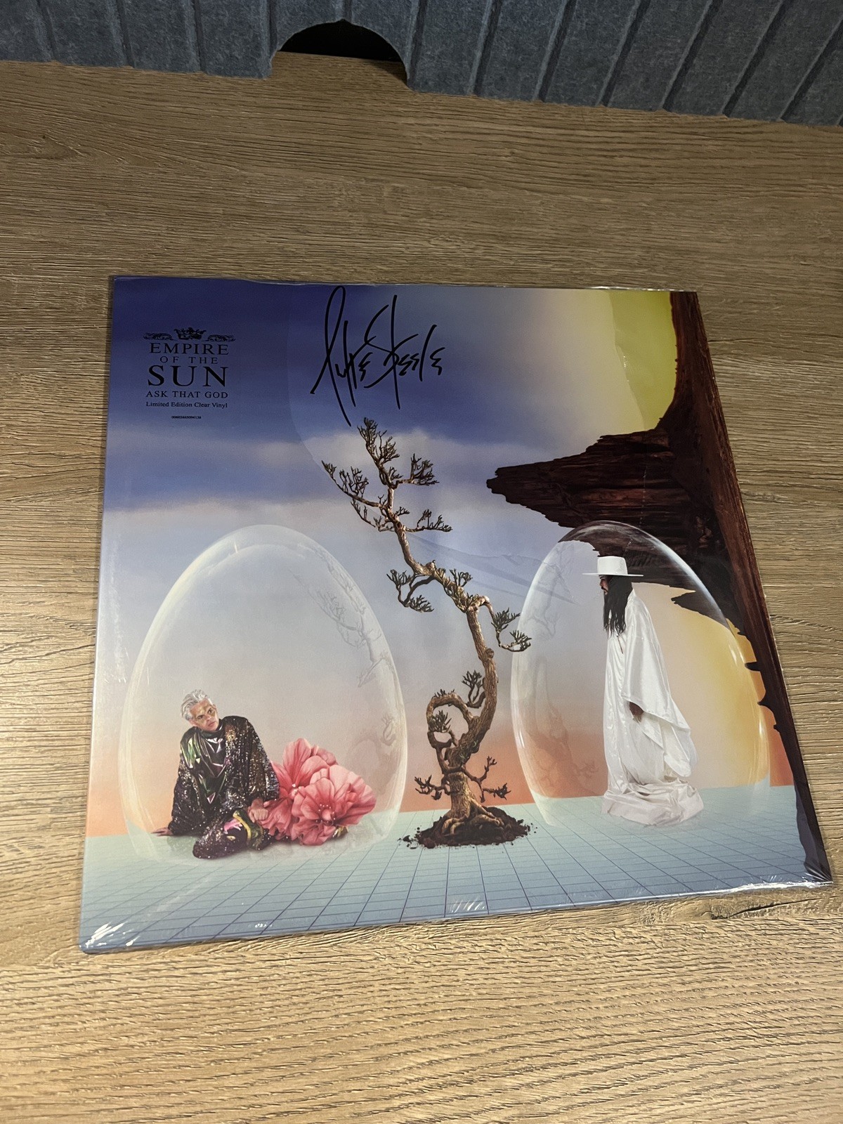 Empire of the Sun HAND SIGNED Luke Steele Vinyl Clear