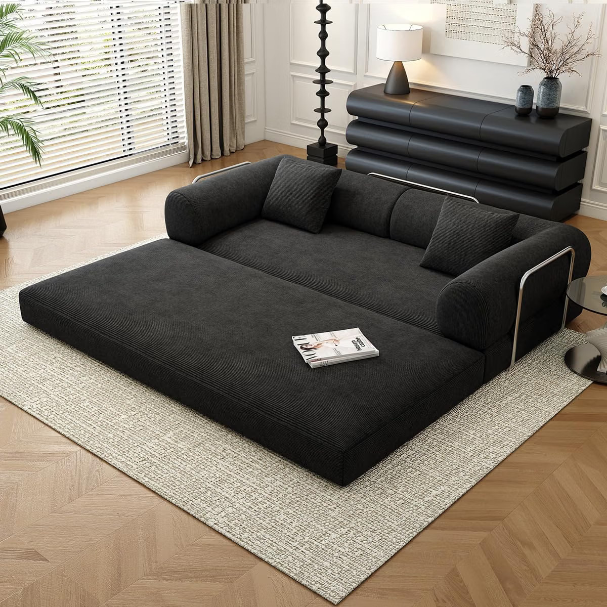 ON SALE Large Cozy Modular Sofa Plush w/ Memory Foam and Chenille Fabric ON SALE Large Cozy Modular Sofa Plush w/ Memory Foam and Chenille Fabric