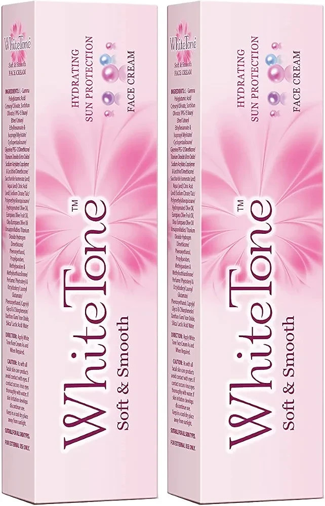 White Tone Face Cream for Women, Get Oil-Free, Skin Instantly, 50gm 2Pc
