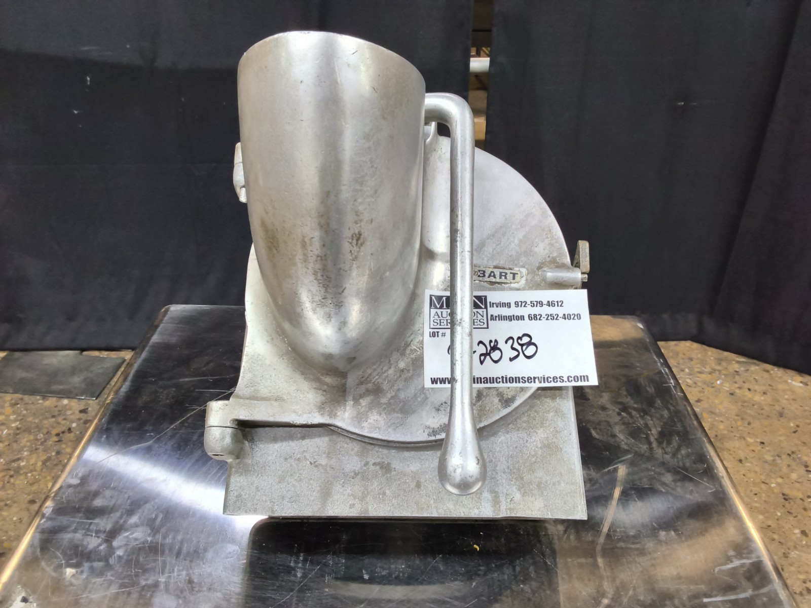 Hobart Commercial Pelican Mixer Head Attachment with grater cheese blade Hobart Commercial Pelican Mixer Head Attachment with grater cheese blade