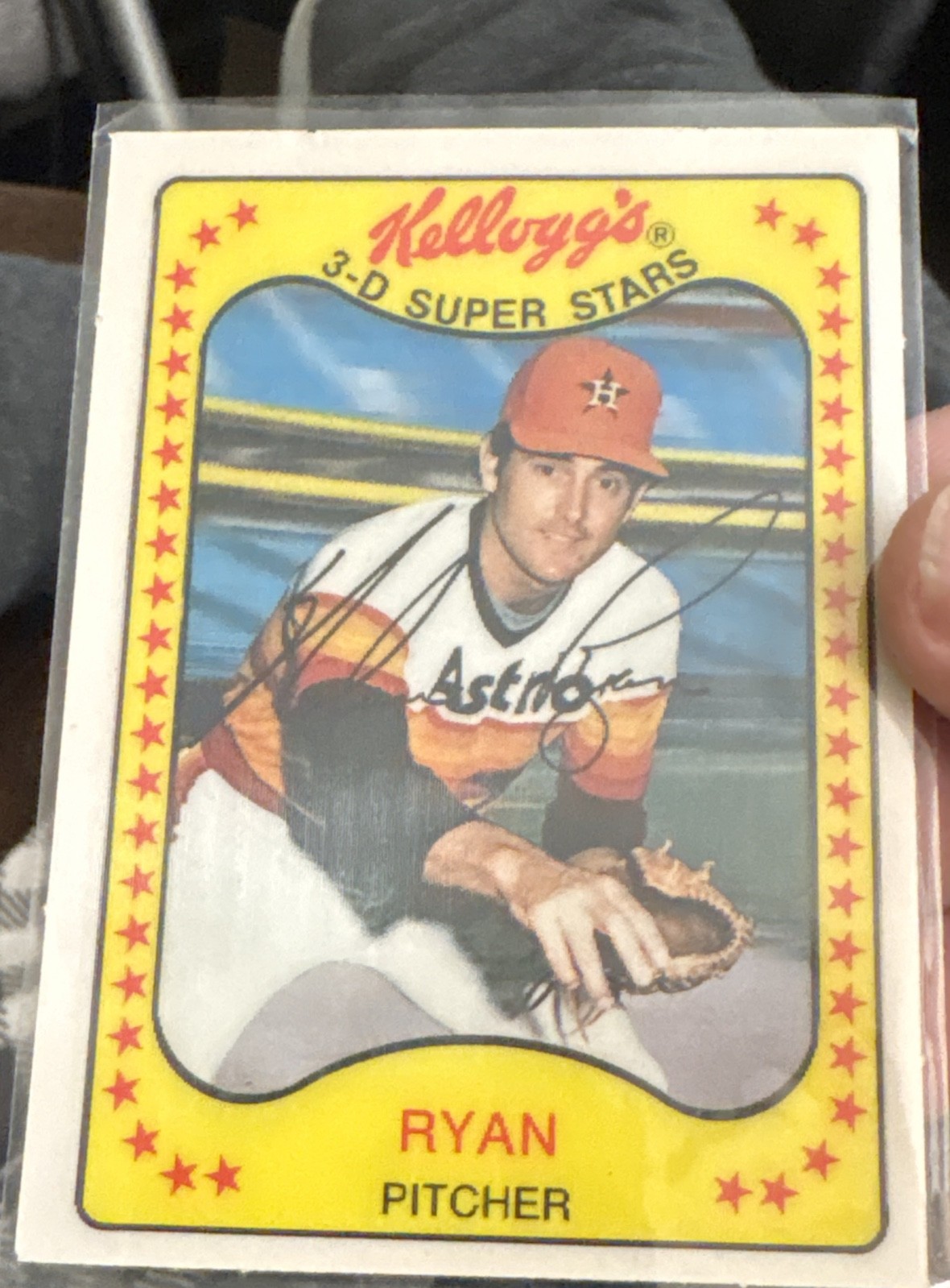 1981 Kellogg\'s 3-D Super Stars - Nolan Ryan #6 (44) 1981 Kellogg\'s 3-D Super Stars - Nolan Ryan #6 (44)